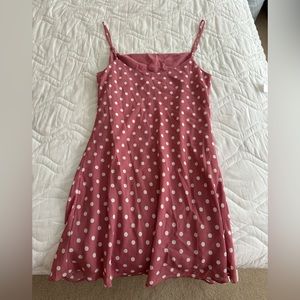 Pink and White Dress